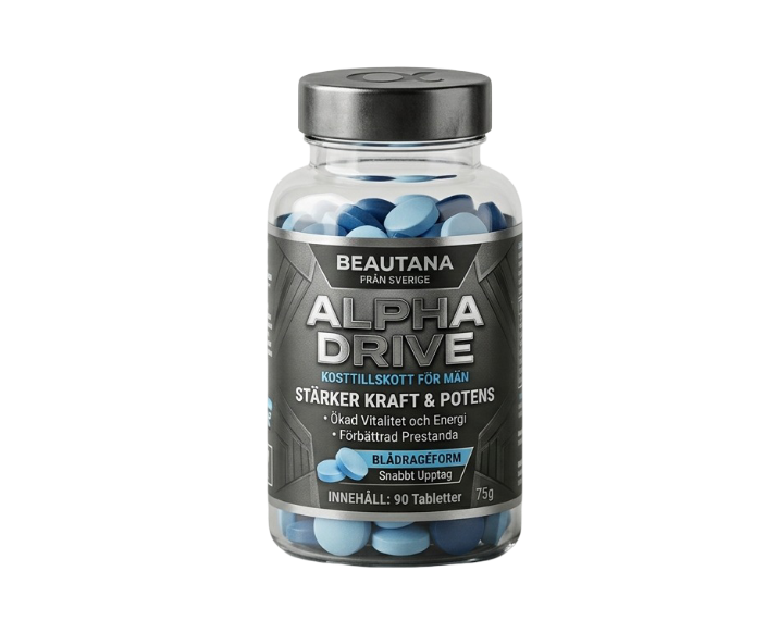 Alpha Drive kosttillskott, förpackning med 60 kapslar